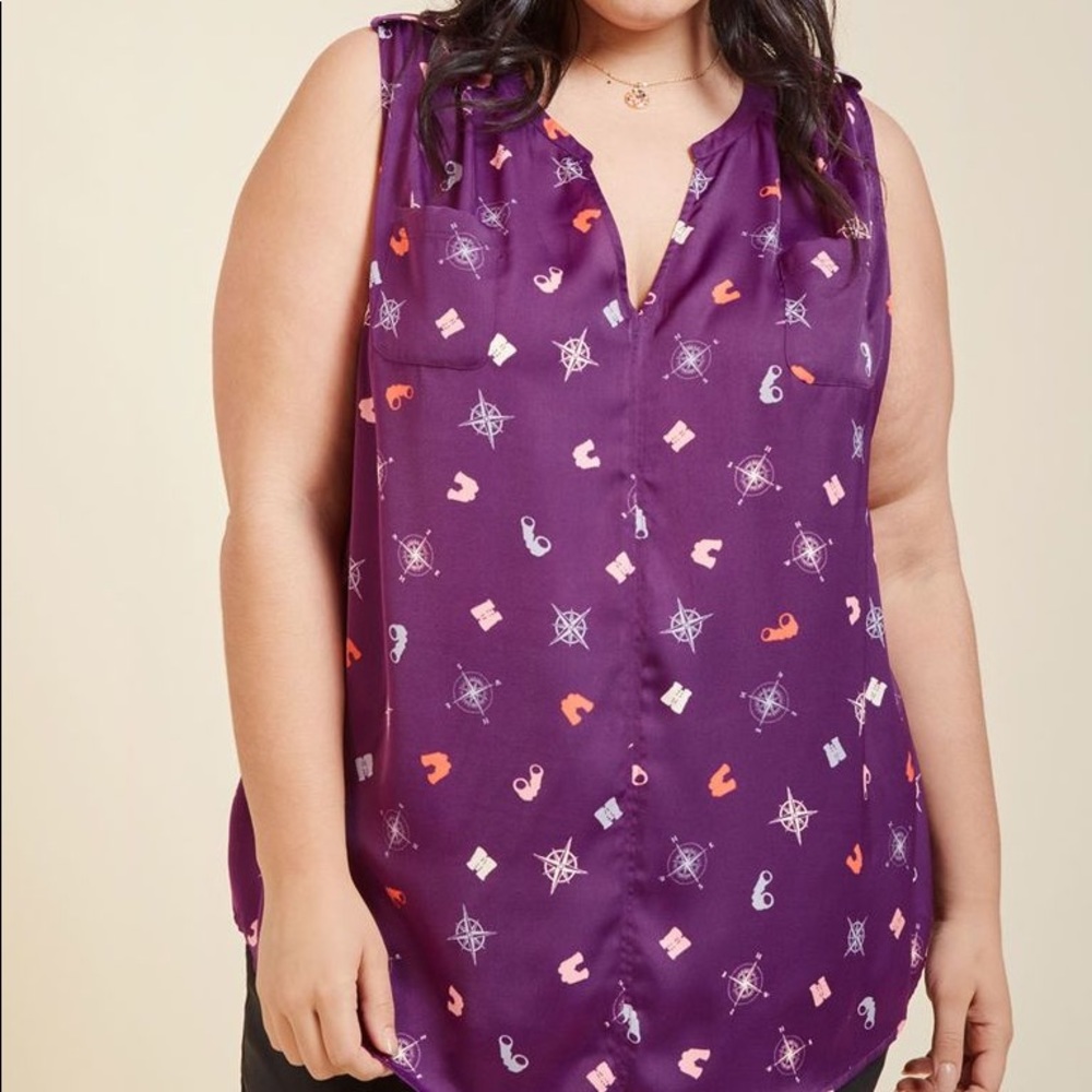 ModCloth Creative Contribution Adventure Tank Top